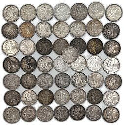 фото для Инвестиционный лот серебряные 1 рубль 1924 СССР - 50 монет серебро Аверс