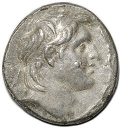 фото для Монета Тетрадрахма 152-151 до н.э. Деметрий I Сотер Антиохия-на-Оронте Селевкиды Аверс